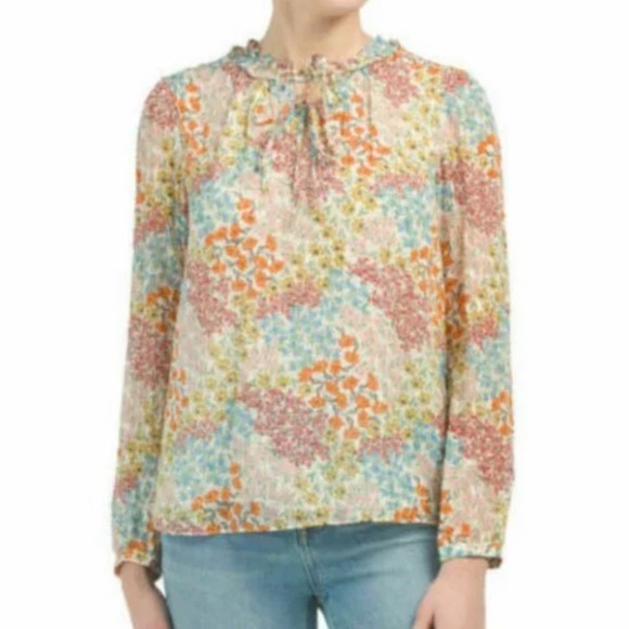 Rebecca Taylor Long Sleeve Ava Top - Picture 2 of 12